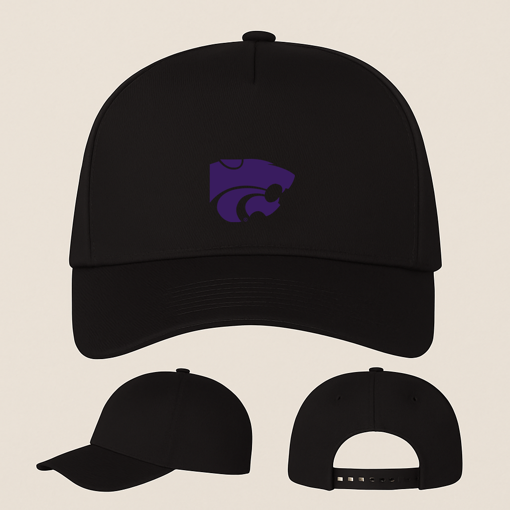 Kansas State Wildcats Logo Five Panel Twill Snapback Cap