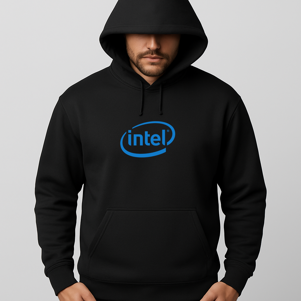 Men's Intel Logo Pullover Hoodie