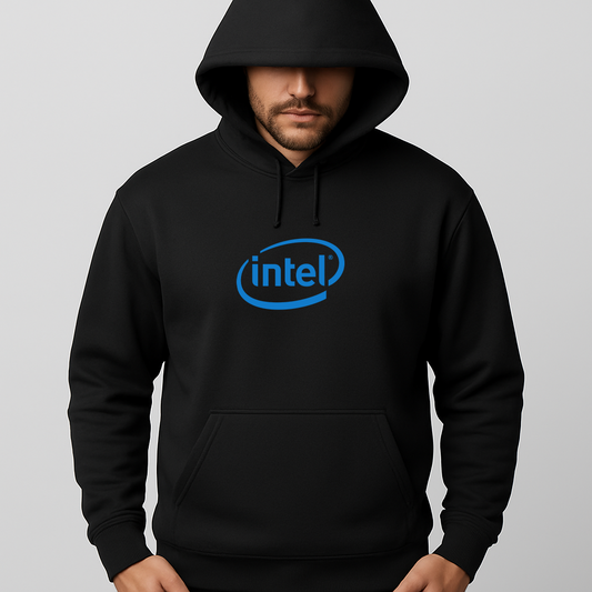 Men's Intel Logo Pullover Hoodie