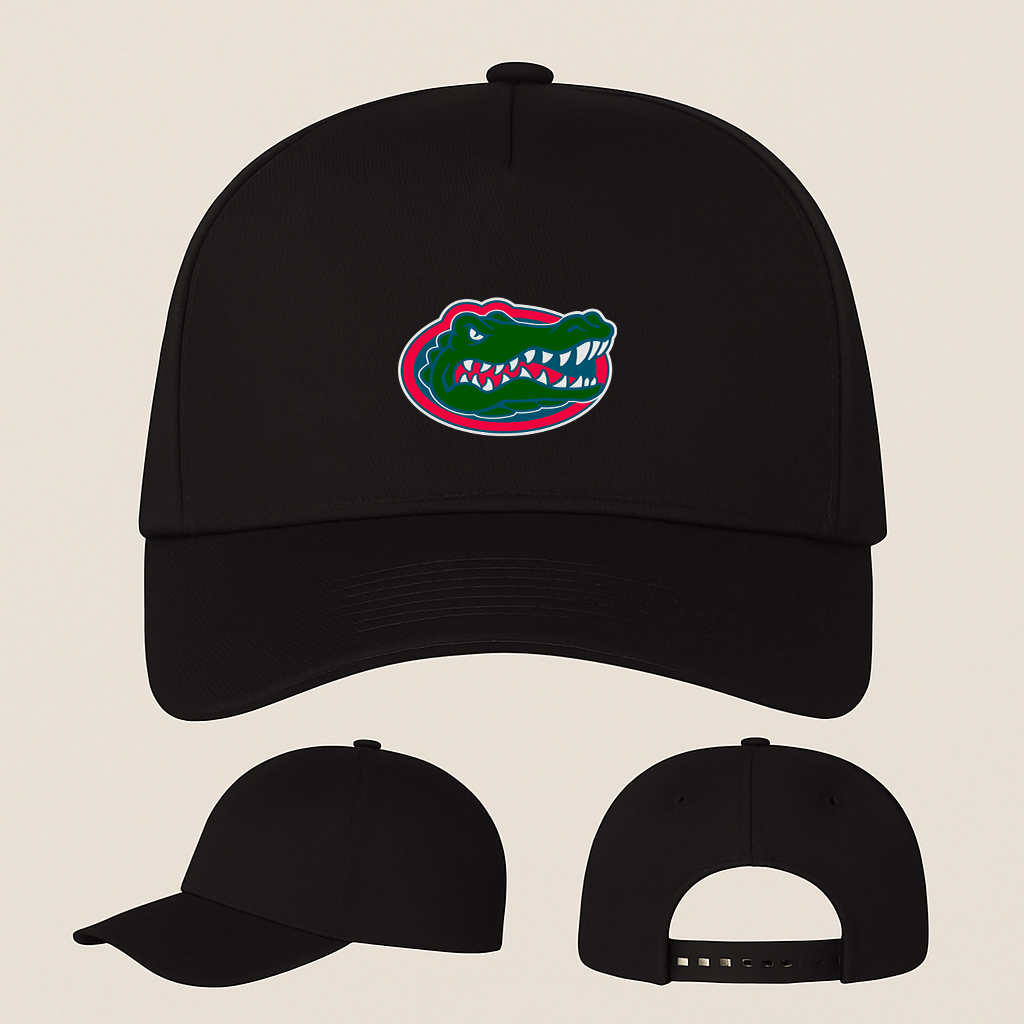 Florida Gators Logo Five Panel Twill Snapback Cap
