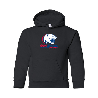 Youth South Alabama Jaguars Logo Gildan Heavy Blend  Hooded Sweatshirt