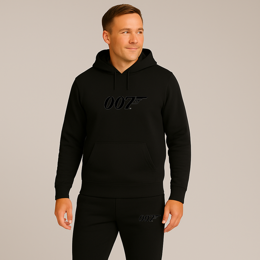 Men's 007 James Bond Movie Hoodie Joggers Set