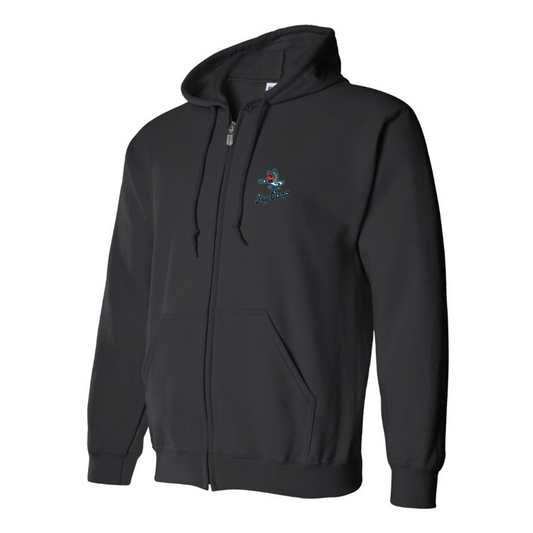 Men's Beloit Sky Carp Logo Zipper Hoodie
