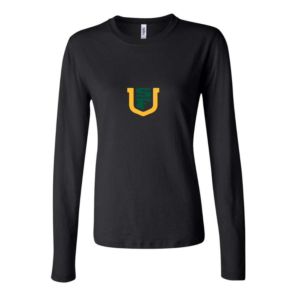 BELLA CANVAS Women’s San Francisco Dons Logo Jersey Long Sleeve Tee