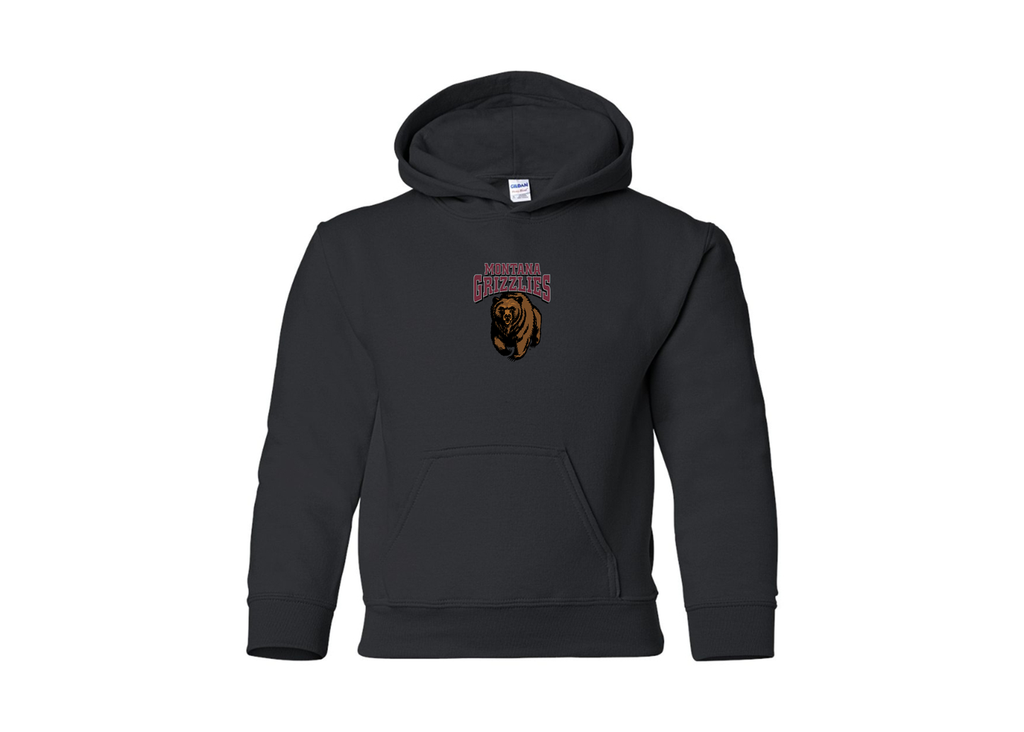 Youth Montana Grizzliesl Gildan Heavy Blend  Hooded Sweatshirt