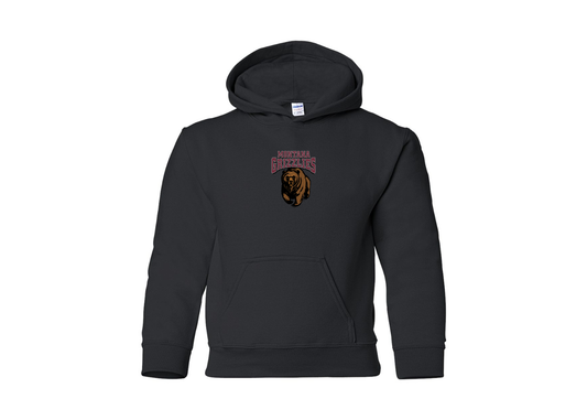 Youth Montana Grizzliesl Gildan Heavy Blend  Hooded Sweatshirt