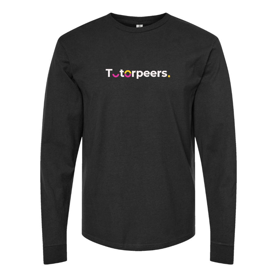 Youth Tutorpeers Logo Cotton Long Sleeve T-Shirt