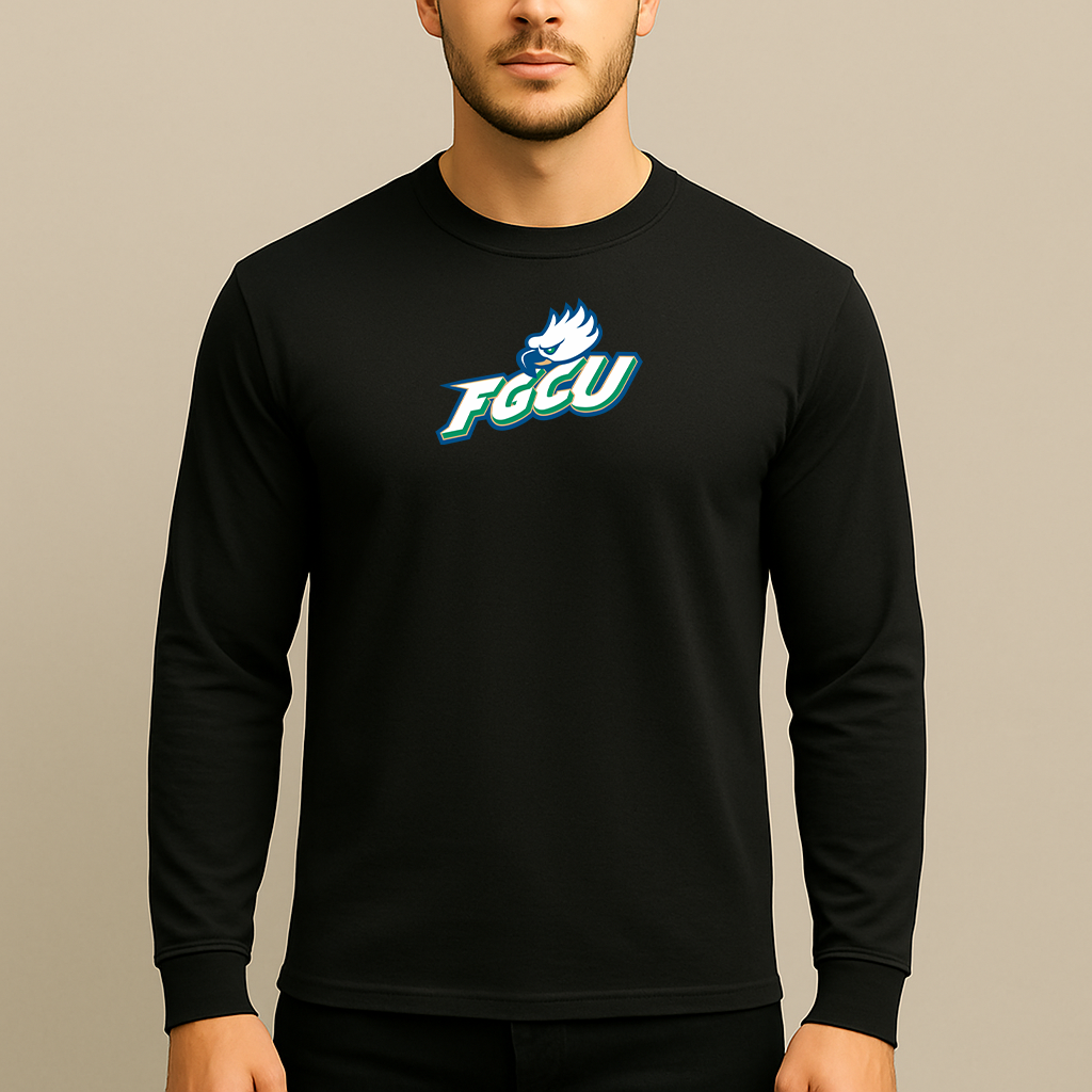 Men's Florida Gulf Coast Eagles Logo Long Sleeve T-Shirt