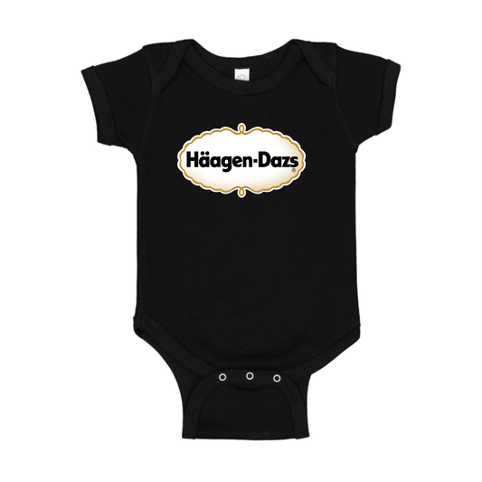 Haagen Dazs Logo Baby Romper Onesie