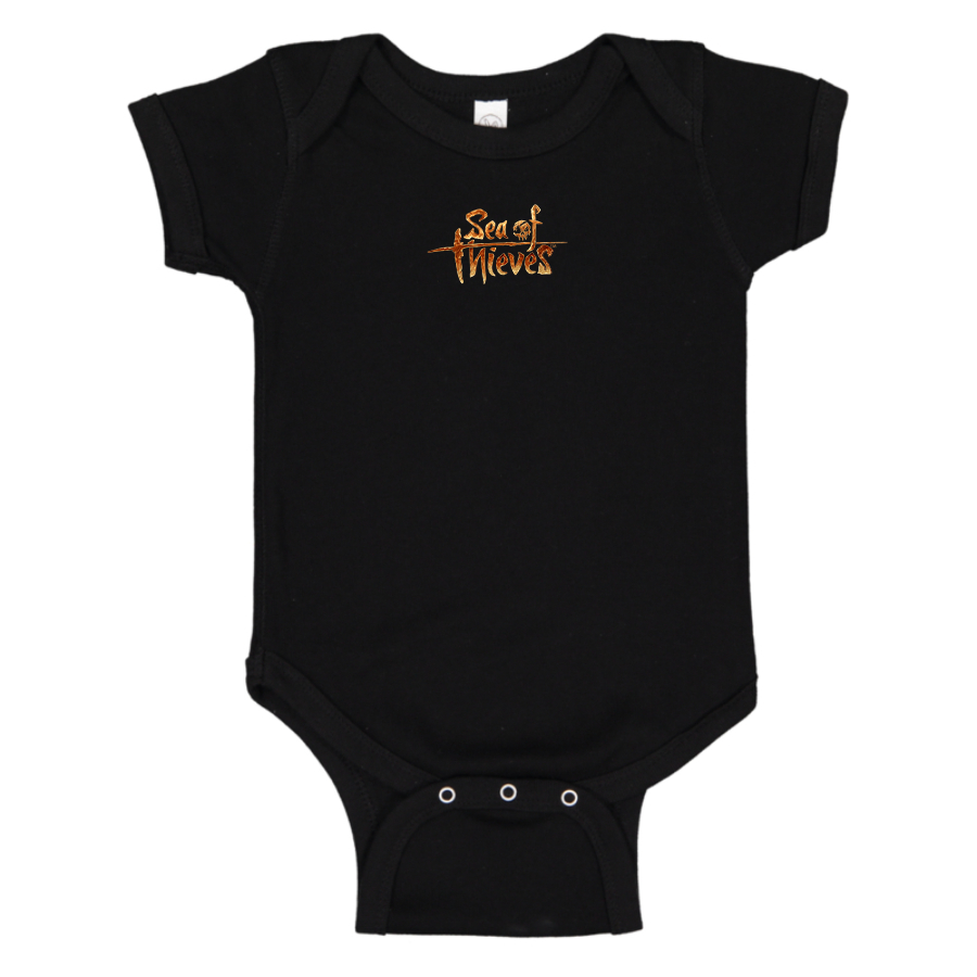 Sea Of Thieves Logo Baby Romper Onesie