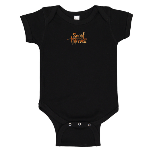Sea Of Thieves Logo Baby Romper Onesie