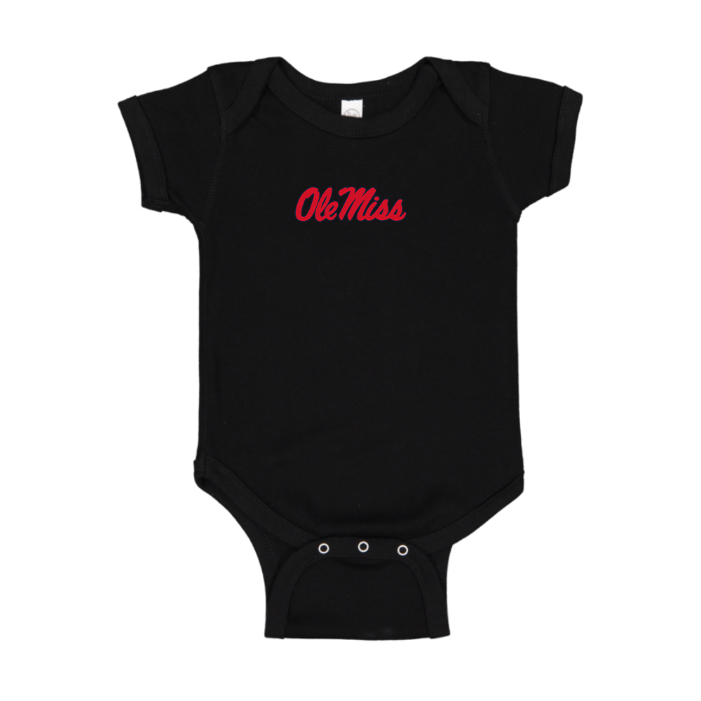 Mississippi Rebels Logo Baby Romper Onesie