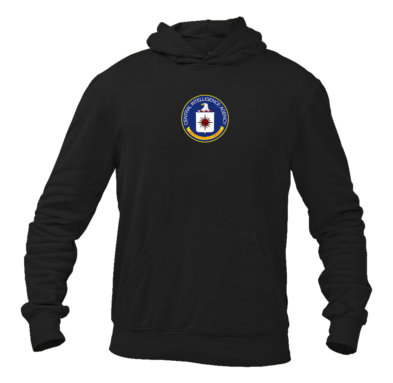 Men's CIA Logo  Pullover Hoodie