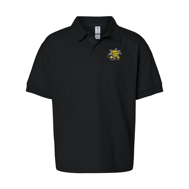 Youth Wichita State Shockers Gildan Dry Blend Jersey Polo