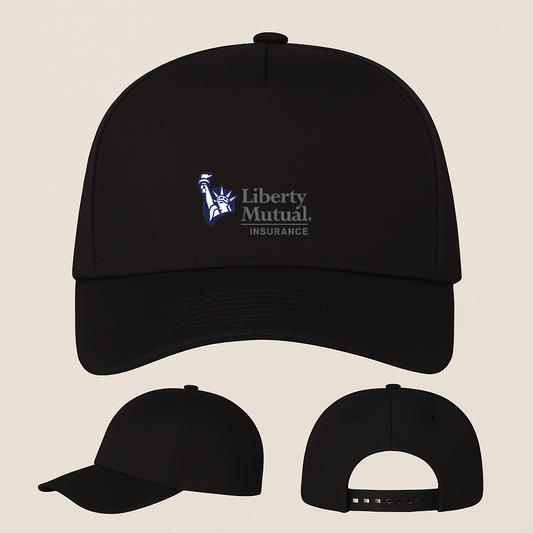 Liberty Mutual Insurance Logo Five Panel Twill Snapback Cap