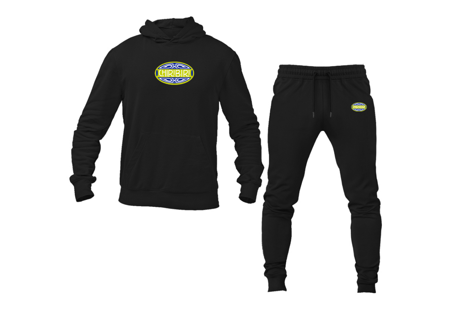 Men's Chiribiri Logo Hoodie Joggers Set