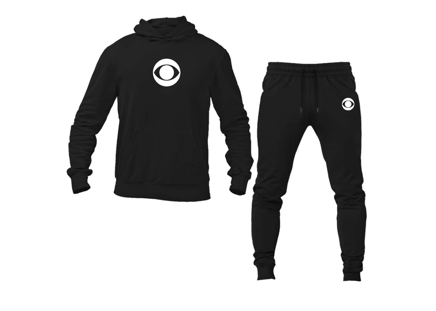 Men's CBS Logo Hoodie Joggers Set