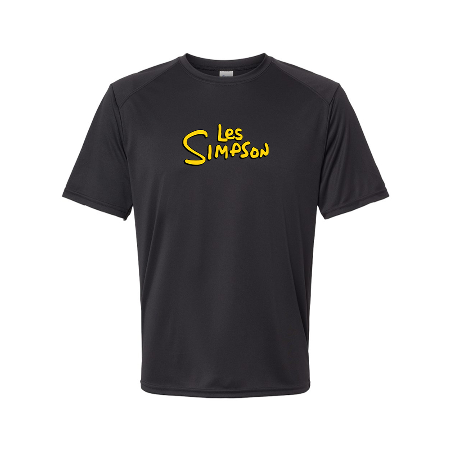 Men's Les Simpson Logo Polyester T-Shirt