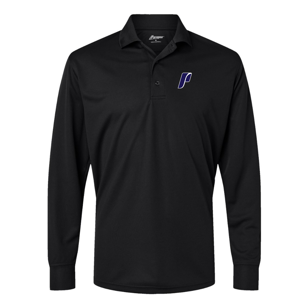 Men's Portland Pilots Logo Paragon Prescott Long Sleeve Polo
