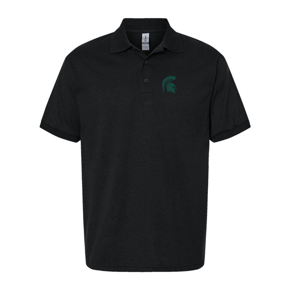 Men's Michigan State Spartans Logo Dry Blend Polo