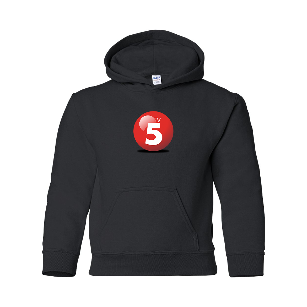 Youth ABC TV5 Logo Gildan Heavy Blend  Hooded Sweatshirt