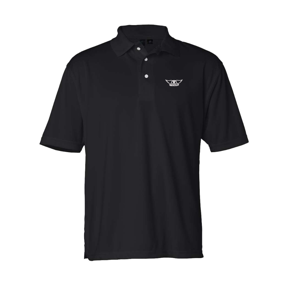 Men's Aerosmith Logo Sierra Pacific Moisture Free Mesh Polo
