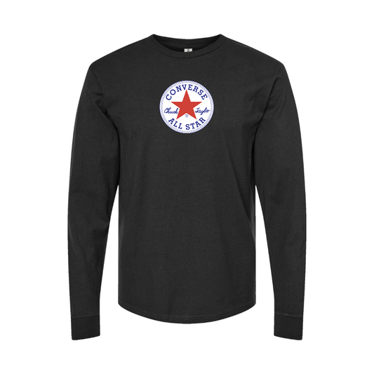 Youth Chuck Taylor All Star Logo Cotton Long Sleeve T-Shirt