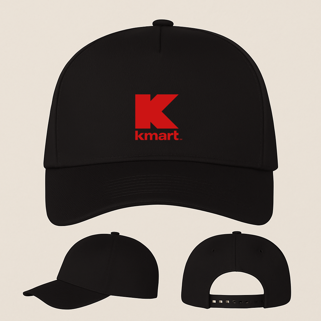 Kmart Logo Five Panel Twill Snapback Cap