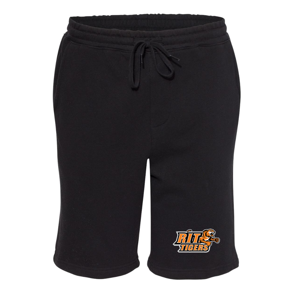Men's RIT Tigers Logo Independent Trading Co Midweight Fleece Shorts