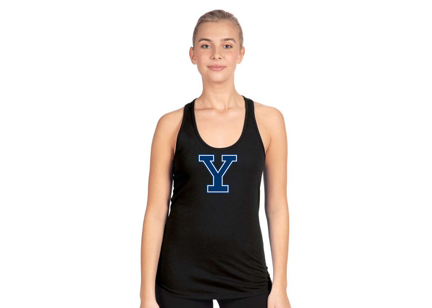 Women's Yale Bulldogs Next Level Ideal Racerback Tank
