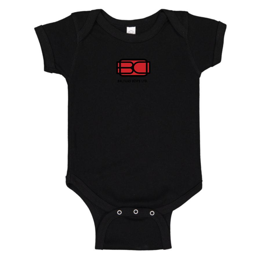 Baltijas Dzips Logo Baby Romper Onesie