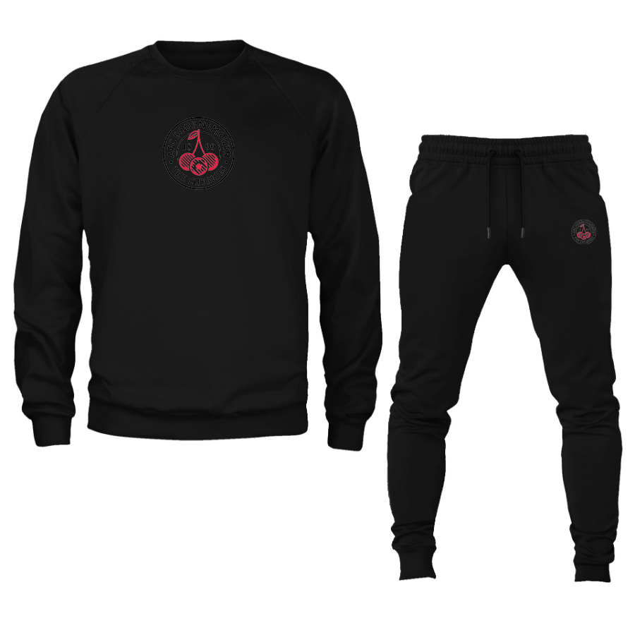 Men's AFC Bournemouth Soccer Logo Crewneck Sweatshirt Joggers Suit