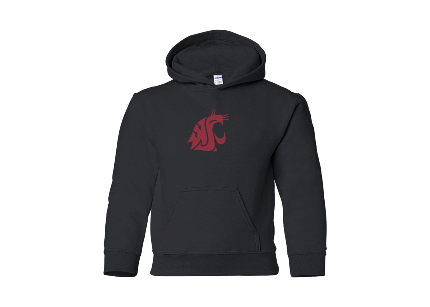 Youth Washington State Cougars Gildan Heavy Blend  Hooded Sweatshirt