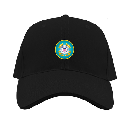 Coast Guard Logo Dad Baseball Cap Hat