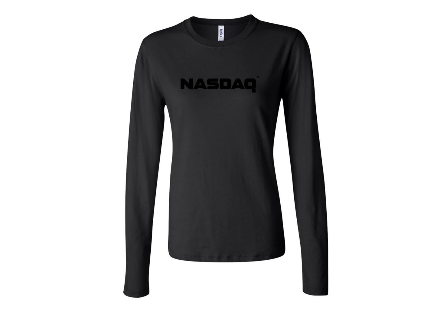 BELLA CANVAS Women’s Nasdaq Logo Jersey Long Sleeve Tee
