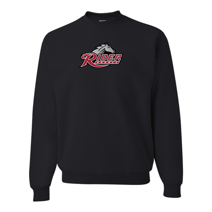 Men's Rider Broncs Logo  JERZEES NuBlend Crewneck Sweatshirt