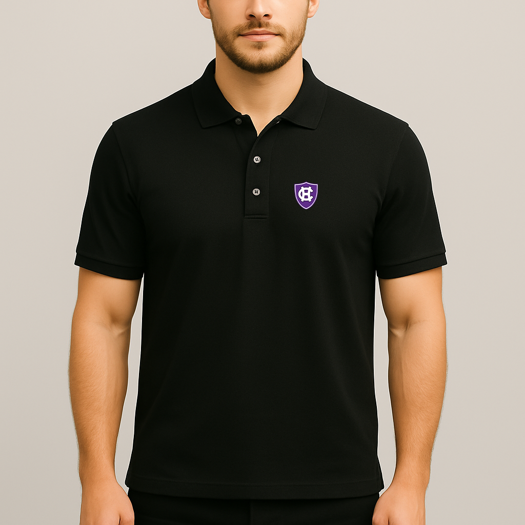 Men's Holy Cross Crusaders Logo Dry Blend Polo