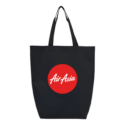 Air Asia Logo Q-Tees Non-Woven Gusset Bottom Tote