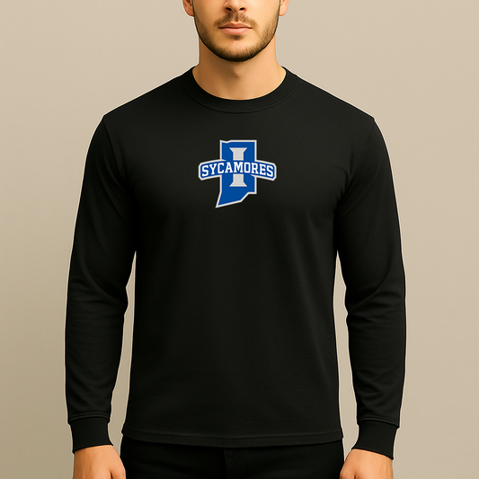 Men's Indiana State Sycamores Logo Long Sleeve T-Shirt