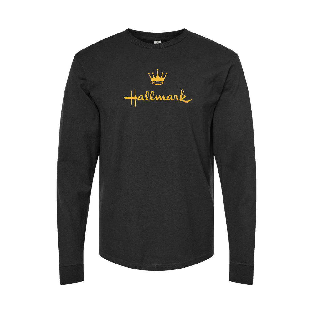 Men's Hallmark golden logo Long Sleeve T-Shirt