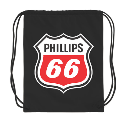 Phillips 66 Gas Station Drawstring Bag
