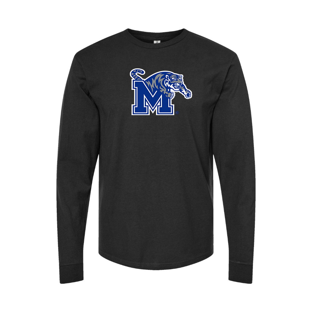 Men's Memphis Tigers Logo Long Sleeve T-Shirt