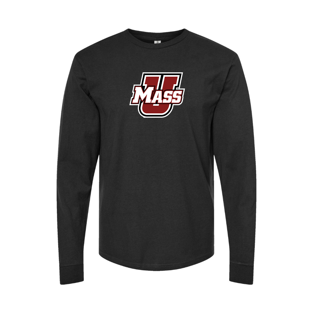 Men's Massachusetts Minutemen Logo Long Sleeve T-Shirt