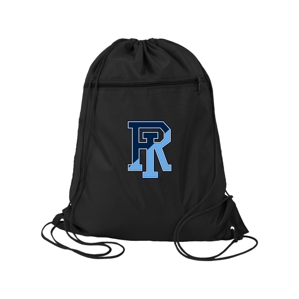 Rhode Island Rams Logo Q-Tees - Polyester Cinchpack