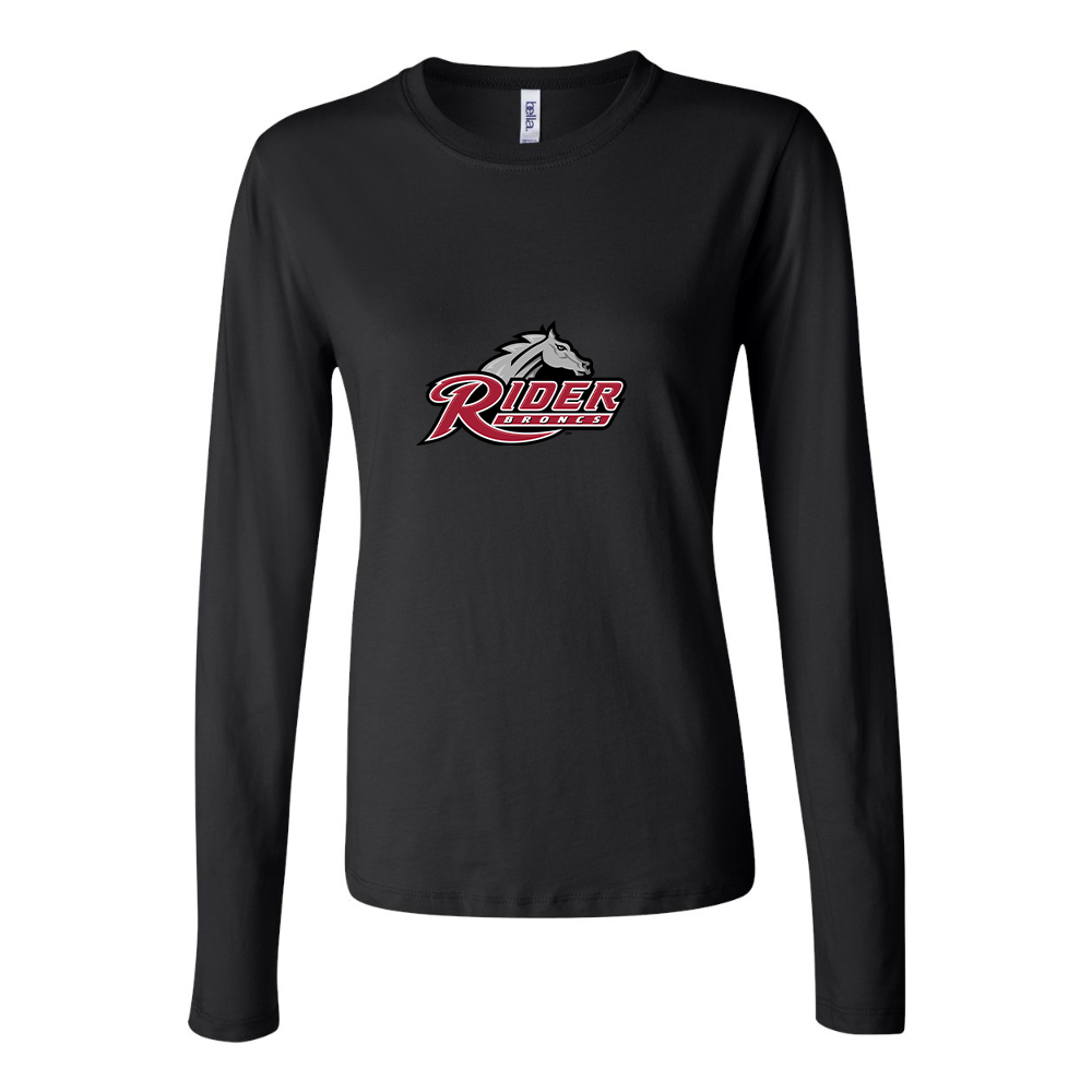 BELLA CANVAS Women’s Rider Broncs Logo Jersey Long Sleeve Tee