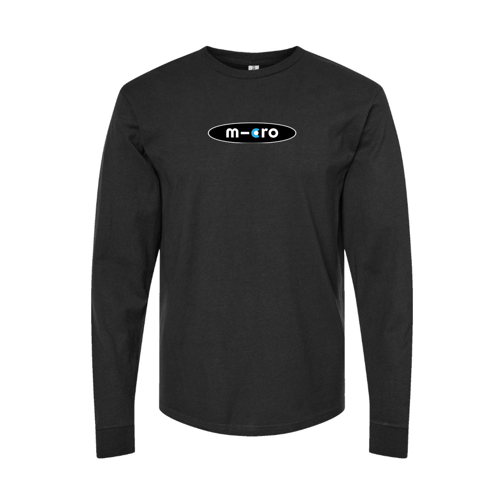 Youth Micromobility Logo Cotton Long Sleeve T-Shirt