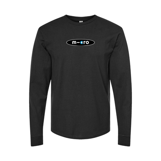 Youth Micromobility Logo Cotton Long Sleeve T-Shirt