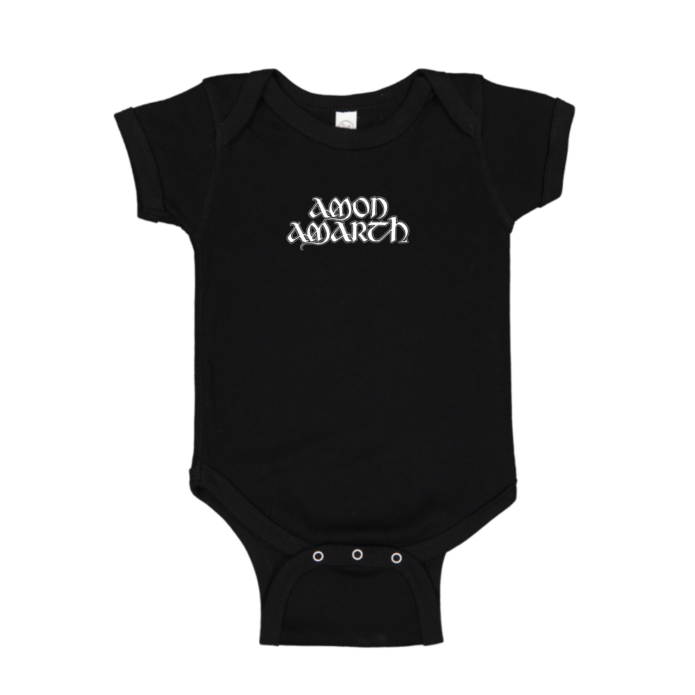 Amon Amarth Logo Baby Romper Onesie