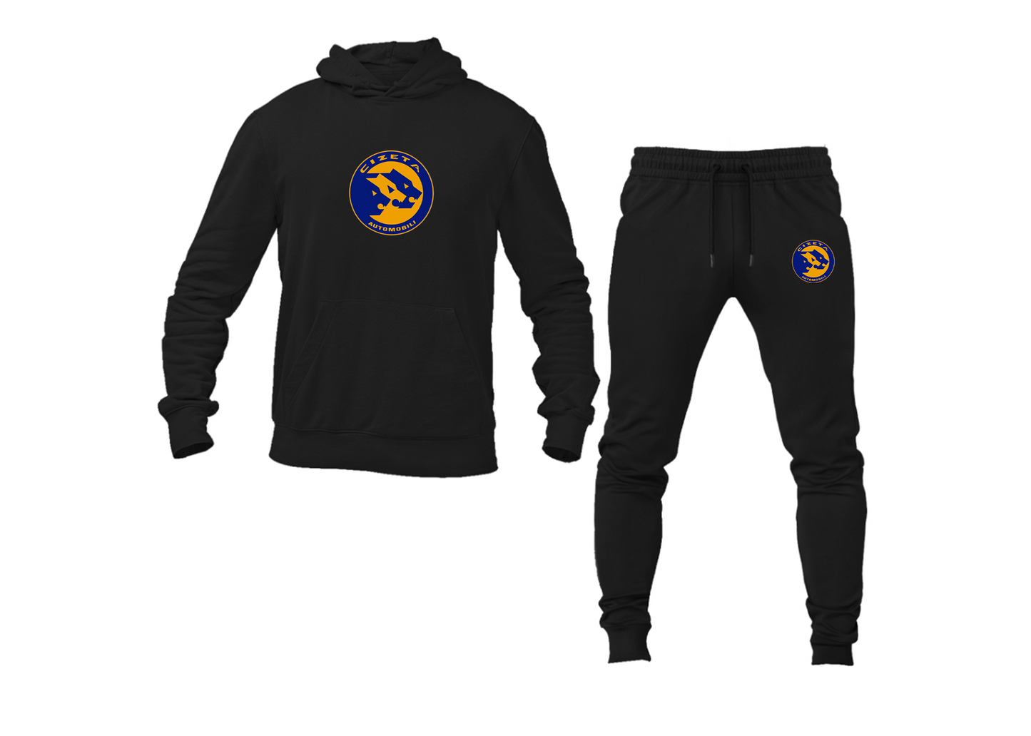Men's Cizeta Logo Hoodie Joggers Set