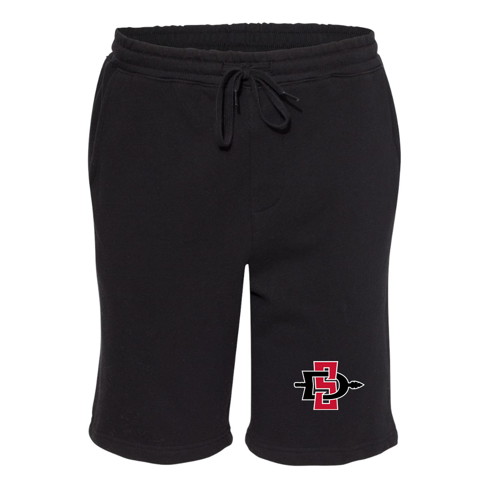 Men's San Diego State Aztecs Logo Independent Trading Co Midweight Fleece Shorts